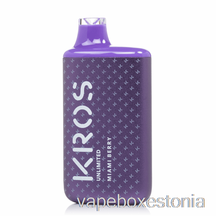 Vape Box Estonia Kros Piiramatult 6000 ühekordne Miami Marja